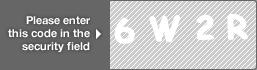 captcha code for visual authentication  number 6 letter W number 2 letter R