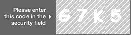 captcha code for visual authentication  letter G number 7 letter K number 5
