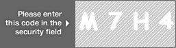 captcha code for visual authentication  letter M number 7 letter H number 4