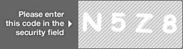 captcha code for visual authentication  letter N number 5 letter Z number 8