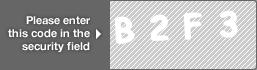 captcha code for visual authentication  letter B number 2 letter F number 3