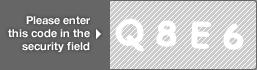 captcha code for visual authentication  letter Q number 8 letter E number 6