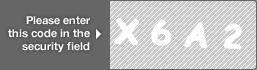 Enter this captcha code for authentication  letter X number 6 letter A number 2