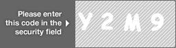 captcha code for visual authentication  letter Y number 2 letter M number 9