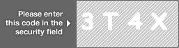 captcha code for visual authentication  number 3 letter T number 4 letter X