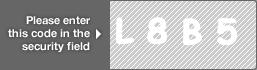 captcha code for visual authentication  letter L number 8 letter B number 5